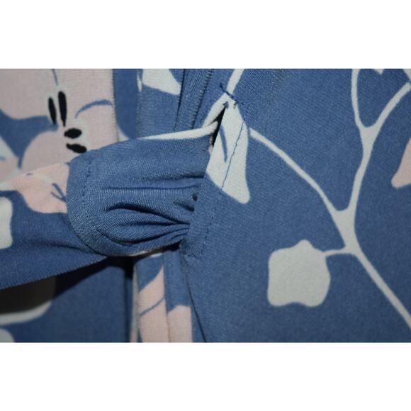 A Pea in the Pod Purple Floral Wrap Dress Size S - Picture 8 of 8